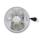 Headlight - Sealed Beam - 5.75 in OD - LED - Modern White Lens - Each thumbnail 1