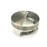 Piston - AutoTec - Forged - Flat Top - 4.030 in Bore - 1.5 x 1.5 x 3.0 mm Ring Grooves - Minus 5.00 cc - Coated Skirt - Small Block Chevy - Set of 8 thumbnail 1