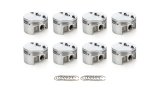 Piston - AutoTec - Forged - Flat Top - 4.040 in Bore - 1.5 x 1.5 x 3.0 mm Ring Grooves - Minus 5.00 cc - Coated Skirt - Small Block Chevy - Set of 8 thumbnail 1