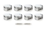 Piston - AutoTec - Forged - Flat Top - 4.500 in Bore - 1.5 x 1.5 x 3.0 mm Ring Grooves - Minus 3.00 cc - Big Block Chevy - Set of 8 thumbnail 1