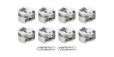 Piston - AutoTec - Forged - Dome - 4.280 in Bore - 1.5 x 1.5 x 3.0 mm Ring Grooves - Plus 28.90 cc - Big Block Chevy - Set of 8 thumbnail 1