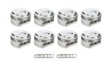 Piston - AutoTec - Forged - Dome - 4.500 in Bore - 1.5 x 1.5 x 3.0 mm Ring Grooves - Plus 12.60 cc - Big Block Chevy - Set of 8 thumbnail 1