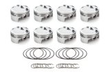 Piston - AutoTec - Forged - Dished - 4.030 in Bore - 1.5 x 1.5 x 3.0 mm Ring Grooves - Minus 16.00 cc - Small Block Ford - Set of 8 thumbnail 1