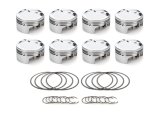 Piston - AutoTec - Twisted Wedge - Forged - Dished - 4.030 in Bore - 1.5 x 1.5 x 3.0 mm Ring Grooves - Minus 16.00 cc - Small Block Ford - Set of 8 thumbnail 1