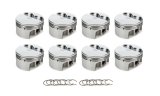 Piston - AutoTec - Forged - Flat Top - 4.030 in Bore - 1.5 x 1.5 x 3.0 mm Ring Grooves - Minus 7.60 cc - Small Block Mopar - Set of 8 thumbnail 1