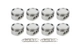 Piston - AutoTec - Forged - Dished - 3.572 in Bore - 1.5 x 1.5 x 3.0 mm Ring Grooves - Minus 20.00 cc - Ford Modular - Set of 8 thumbnail 1