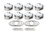 Piston - AutoTec - Flat Top - Forged - 4.070 in Bore - 1.5 x 1.5 x 3.0 mm Ring Grooves - Minus 4.10 cc - GM LS-Series - Set of 8 thumbnail 1
