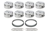 Piston - AutoTec - Dome - Forged - 4.600 in Bore - 1.5 x 1.5 x 3.0 mm Ring Grooves - Plus 36.60 cc - Big Block Chevy - Set of 8 thumbnail 1