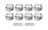 Piston - AutoTec - Dished - Forged - 4.125 in Bore - 1.5 x 1.5 x 3.0 mm Ring Grooves - Minus 34.20 cc - Small Block Ford - Set of 8 thumbnail 1