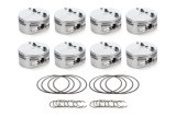 Piston - AutoTec - Flat Top - Forged - 4.125 in Bore - 1.5 x 1.5 x 3.0 mm Ring Grooves - Minus 5.20 cc - Small Block Ford - Set of 8 thumbnail 1