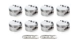 Piston - AutoTec - Flat Top - Forged - 4.030 in Bore - 1.5 x 1.5 x 3.0 mm Ring Grooves - Minus 5.20 cc - Small Block Ford - Set of 8 thumbnail 1
