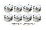 Piston - AutoTec - Flat Top - Forged - 3.572 in Bore - 1.5 x 1.5 x 3.0 mm Ring Grooves - 0.00 cc - Ford Modular - Set of 8 thumbnail 1