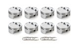 Piston - AutoTec - Dished - Forged - 4.040 in Bore - 1.5 x 1.5 x 3.0 mm Ring Grooves - Minus 12.70 cc - Small Block Chevy - Set of 8 thumbnail 1