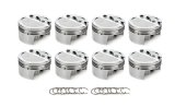 Piston - AutoTec - Dished - Forged - 4.030 in Bore - 1.5 x 1.5 x 3.0 mm Ring Grooves - Minus 11.40 cc - GM LS-Series - Set of 8 thumbnail 1