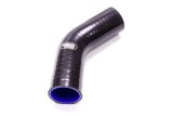 Tubing Elbow - 45 Degree - 1-3/4 in ID - 4.0 mm Thick Wall - Silicone - Black - Each thumbnail 1
