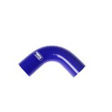 Tubing Elbow - 90 Degree - 1-1/2 in ID - 4.0 mm Thick Wall - Silicone - Blue - Each thumbnail 1