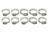 Hose Clamp - Worm Gear - 35-45 mm - Stainless - Set of 10 thumbnail 1