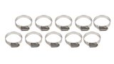 Hose Clamp - Worm Gear - 35-50 mm - Stainless - Set of 10 thumbnail 1
