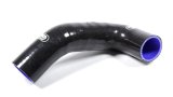 Radiator Hose - Lower - 1.5 in ID - Silicone - Black - Sprint Car - Each thumbnail 1