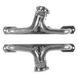 Headers - Shorty - 1.5 in Primary - 2.5 in Collector - Hardware Included - Steel - Natural - Small Block Chevy - GM Fullsize Truck 1955-92 - Pair thumbnail 1
