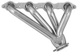 Headers - Shorty - 1.5 in Primary - 2.5 in Collector - Hardware Included - Steel - Silver Ceramic - GM LS-Series - Pair thumbnail 1