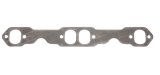 Exhaust Header / Manifold Gasket - 1.420 x 1.800 in Oval Port - Steel Core Graphite - Small Block Chevy - Each thumbnail 1