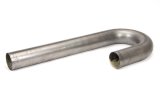Exhaust Bend - J-Bend - Mandrel - 2.125 in Diameter - 3 in Radius - 3 x 15 in Legs - 18 Gauge - Steel - Each thumbnail 1