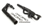 Headers - Sprint - 1.75 in Primary - 3.5 in Collector - Gaskets / Hardware Included - Steel - Black Paint - Small Block Chevy - Pair thumbnail 1