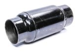 Muffler - Anti Reversion - 3.5 in Center Inlet - 3.5 in Center Outlet - 7 x 4 in Round Body - 11 in Long - Steel - Black Paint - Each thumbnail 1