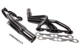 Headers - Street Stock - 1.75 in Primary - 3.5 in Collector - Gaskets / Hardware Included - Steel - Black Paint - Stock Clip - Small Block Chevy - Pair thumbnail 1