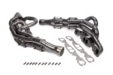 Headers - Conventional Crossover Tri-Y - 1.625 to 1.75 in Primary - 3 in Collector - Gaskets / Hardware Included - Steel - Black Paint - Small Block Chevy - Pair thumbnail 1