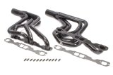 Headers - Street Stock - 1.625 in Primary - 3 in Collector - Gaskets / Hardware Included - Steel - Black Paint - Small Block Chevy - GM A-Body / F-Body / G-Body - Pair thumbnail 1