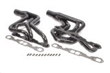 Headers - Street Stock - 1.75 to 1.875 in Primary - 3.5 in Collector - Gaskets / Hardware Included - Steel - Black Paint - Small Block Chevy - GM A-Body / F-Body / G-Body - Pair thumbnail 1