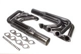 Headers - Sprint - 2.125 in Primary - 4 in Collector - Gaskets / Hardware Included - Steel - Black Paint - Big Block Chevy - Pair thumbnail 1
