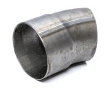 Exhaust Tip - Clamp-On - 3 in Inlet - 3 in Round Outlet - 4.25 in Long - Single Wall - Cut Edge - Angled Cut - Turnout Style - Steel - Natural - Each thumbnail 1