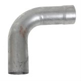 Exhaust Bend - 90 Degree - Mandrel - 3 in Diameter - 5 in Radius - 18 Gauge - Steel - Each thumbnail 1