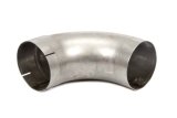 Exhaust Bend - 90 Degree - Mandrel - 5 in Diameter - 5 in Radius - 18 Gauge - Steel - Each thumbnail 1