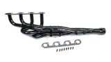 Headers - Pro Four Tri-Y - 1.5 to 1.625 in Primary - 3 in Collector - Gaskets / Hardware Included - Steel - Black Paint - Through Firewall - Mustang II / Pinto - Ford 2300 - Each thumbnail 1