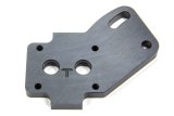 Oil Pump Bracket - External - Dry Sump - Aluminum - Black Anodized - Small Block Chevy - Each thumbnail 1