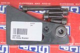 Oil Pump Bracket - Riser Plate - External - Dry Sump - Aluminum - Black Anodized - Small Block Chevy - Each thumbnail 1