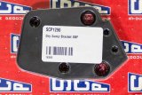 Oil Pump Bracket - Riser Plate - External - Dry Sump - Aluminum - Black Anodized - Small Block Ford - Each thumbnail 1