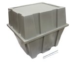 Engine Storage Case - Ultra Large - 50 x 43 x 45 in - Plastic - Gray - Big Blocks - Each thumbnail 1