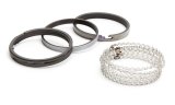 Piston Rings - Speed Pro Claimer Series - 4.040 in Bore - Drop In - 1/16 x 1/16 x 3/16 in Thick - Standard Tension - Cast Iron - Moly - 8-Cylinder - Kit thumbnail 1