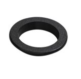 Cup Holder - Tumbler Ring - Single Cup - Plastic - Black - Each thumbnail 1