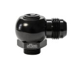 Fitting - Adapter Banjo - ProLine - 90 Degree - 12 AN Male to 22 mm Male O-Ring - Aluminum - Black Anodized - Setrab ProLine Oil Coolers - Each thumbnail 1