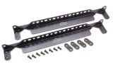 Fluid Cooler Mount Kit - Brackets / Hardware - Aluminum - Black Anodized - Setrab 9 Series Fluid Coolers - Kit thumbnail 1