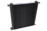 Fluid Cooler - ProLine STD 9 Series - 15.94 x 15.05 x 1.97 in - Plate Type - 22 mm x 1.50 Female Inlet / Outlet - Aluminum - Black Paint - Universal - Each thumbnail 1