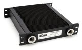 Fluid Cooler - Super ProLine STD 3 Series - 10 x 10.375 x 2 in - Plate Type - 22 mm x 1.50 Female Inlet / Outlet - Aluminum - Black Paint - Universal - Each thumbnail 1