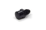 Fire Suppression Nozzle - Straight - 4 AN Male - 3 Way Discharge - Aluminum - Black Anodized - All Agents - Each thumbnail 1