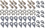 Header Bolt - Locking - 8 mm x 1.25 Thread - 25 mm Long - Hex Head - Steel - Nickel Plated - Ford Modular 1992-2004 - Set of 16 thumbnail 1
